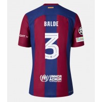 Barcelona Alejandro Balde #3 Hemmatröja Kvinnor 2023-24 Korta ärmar